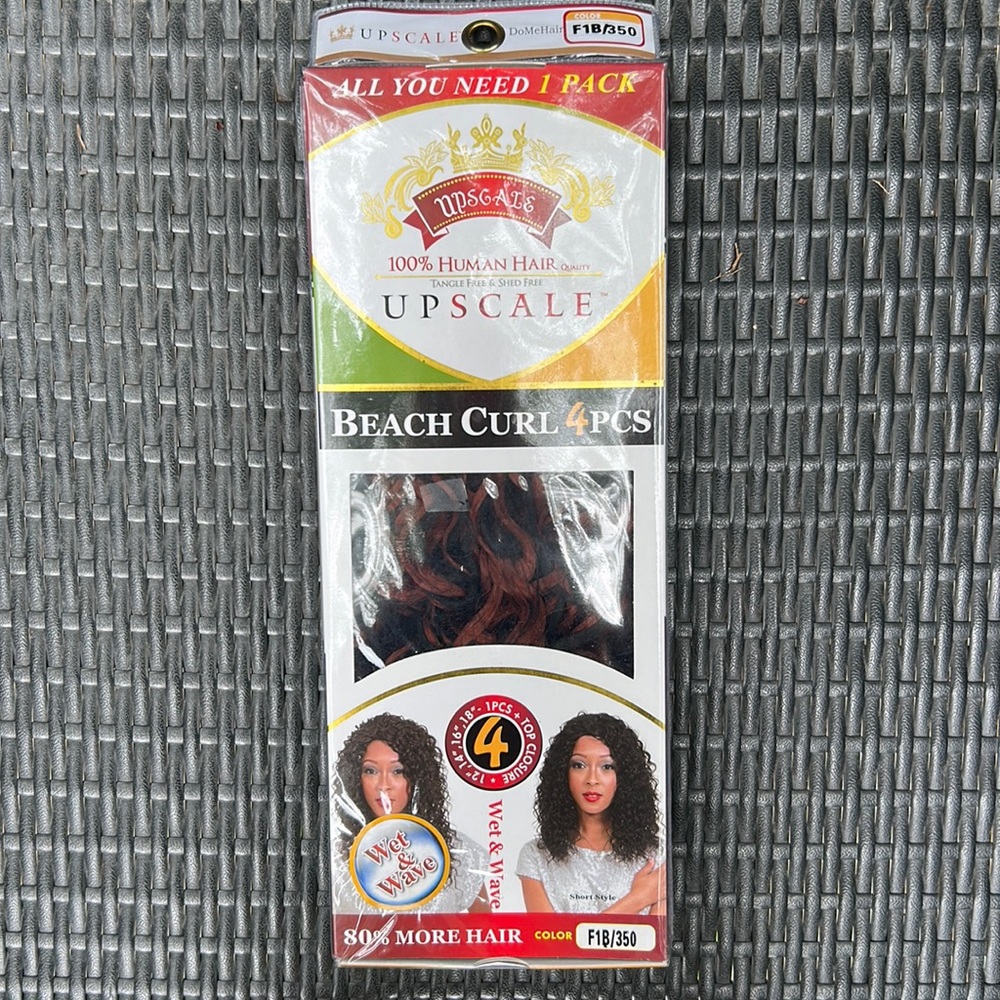 Upscale New 100% Human Hair Quality 4pcs.F1B/350